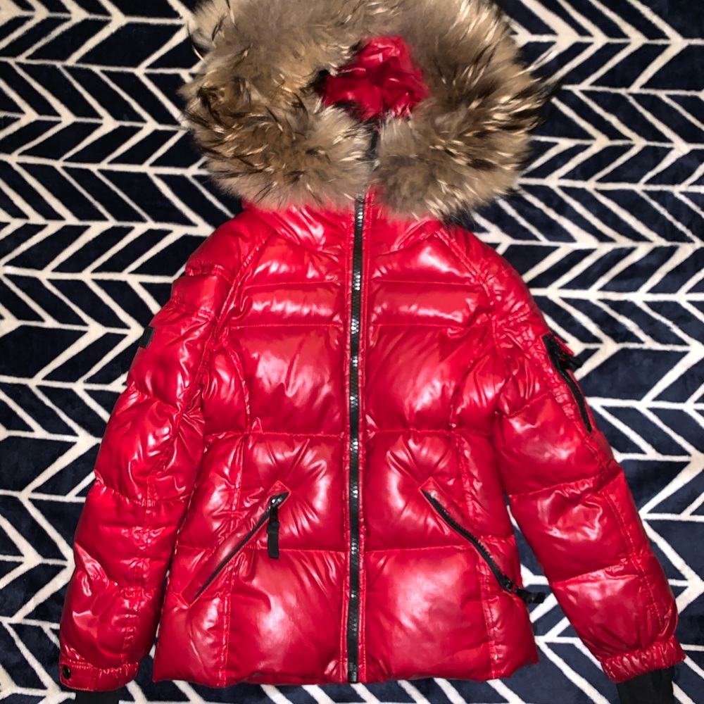 SAM. Coat girls, Red.